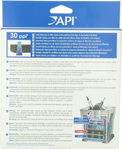 Api Almohadilla De Filtro De Acuario