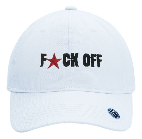 Gorra Fuck Off Aesthetic Curva Cómoda Ajustable