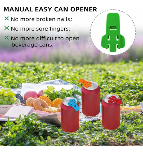 Abre Lata Manual Fácil Para Latas De Bebida De 6 Colores