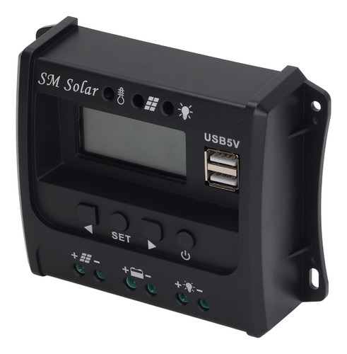 Controlador De Painel Solar De 3 Estágios Pwm Charging Intel