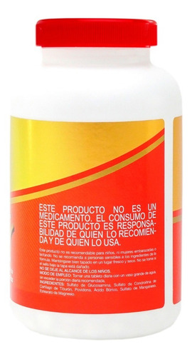 Imagen 3 de 5 de Glucosamina Condroitina + Boro Y Manganeso 240 Tabletas