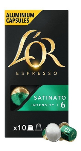 Cápsulas Nespresso Compatibles Café L'or Espresso Satinato