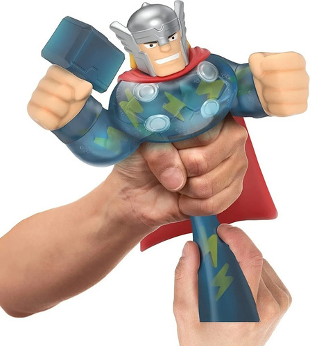Goo Jit Zu Super Heroes Muñeco Marvel Figuras Flexibles