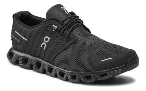Zapatillas On Cloud 5 Running Hombre Negras Suiza Swiss