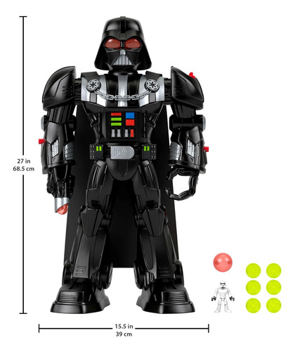 Juguete Bader-bot Imaginext Star Wars De 73,5 Cm Con Mattel-