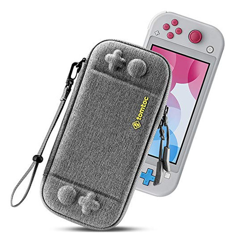 Estuche Para Nintendo Switch Lite 8 Ranuras De Tarjeta Gris