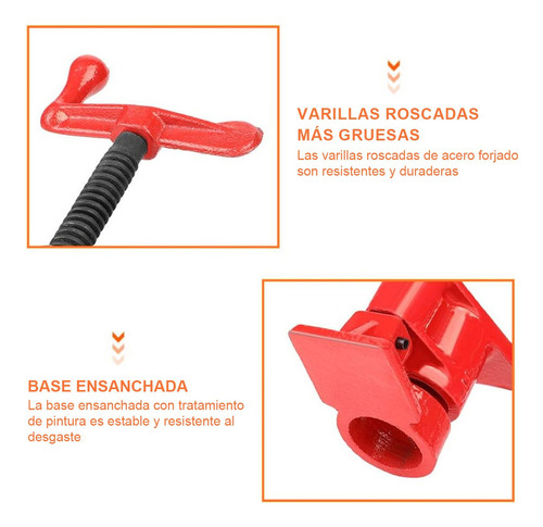 Kit De Prensas De Tubos Sergeant 3/4 Para Carpintería, 1 Uni