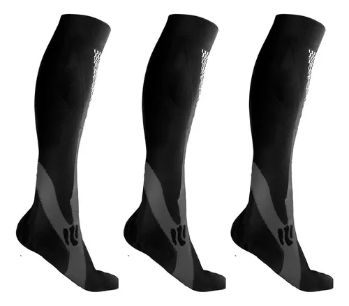 3 Pares Calcetines De Compresión Hombre Y Mujer 20-30 Mmhg
