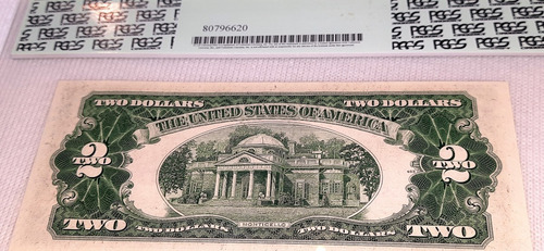 Cédula Antiga 2 Dólares Americanos $2 Ano 1953 (Usado)