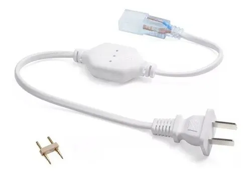 Conector Para Tira De Led Neon Flexible Con Clavija