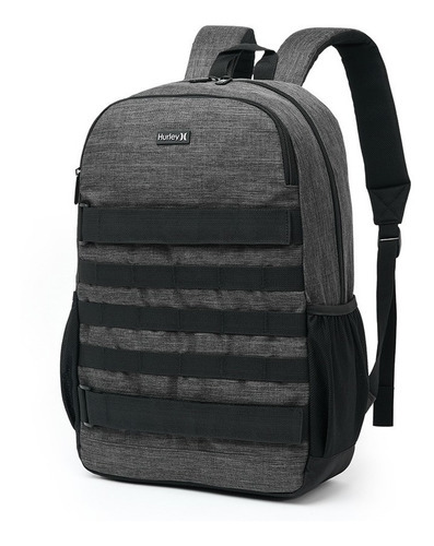 Mochila Skate Bag Masculina Trabalho Faculdade Casual Urbana Cor Preto Hurley HY0032W