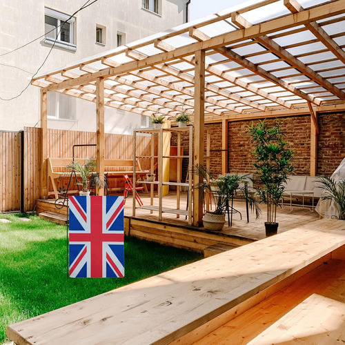 Banderas De Jardin Syii British Union Jack De 12 X 18 Pul...