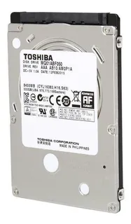 Disco duro interno Toshiba MQ01ABF Series MQ01ABF050 500GB plata y negro