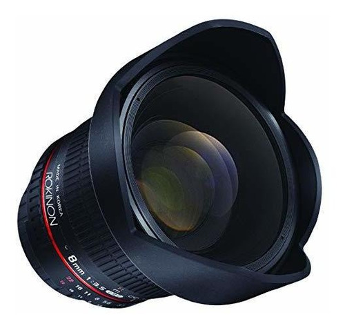 Lente Ojo De Pez Hd8m-n 8mm F/3.5 Hd Para Nikon Dslr 8-8mm