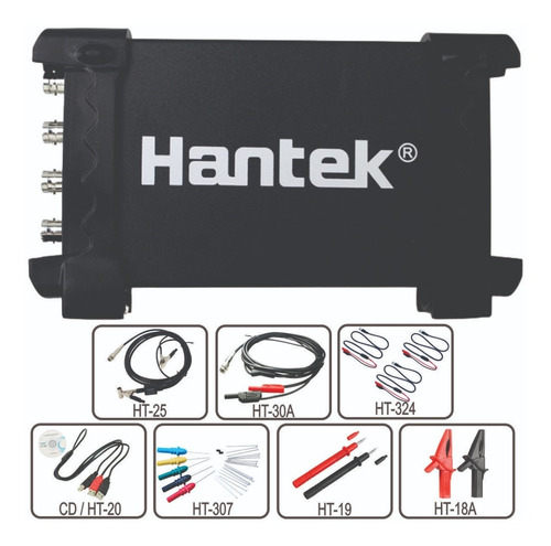 Hantek 6254be Osciloscópio Digital Automotivo 4 Ch 250 Mhz