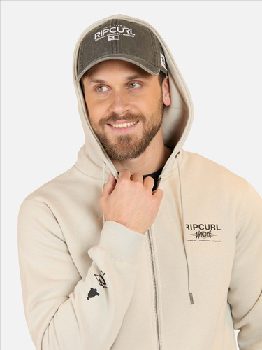 Poleron Fz Wetsuits Rc Gris Hombre Rip Curl
