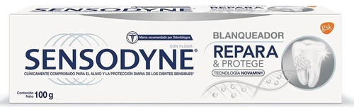 Crema Dental Sensodyne Repara & Protege Blanqueador 100g