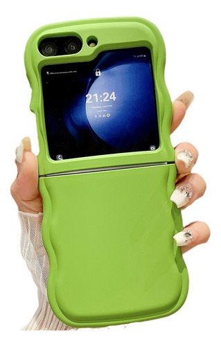 Para Samsung Zflip6 Funda Simple Color Sólido