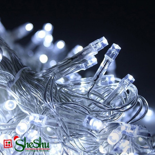 Luces Navidad Led Frias Blancas Con Efectos - Sheshu Navidad