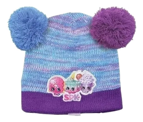 Gorro Shopkins Pompon Nena  Footy Original Gsh720 Maple Web