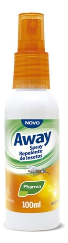 Repelente De Insetos Mosquitos Aedes Pharma Away Spray 100ml