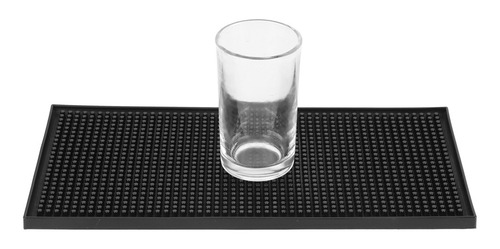 Alfombrilla Impermeable Para Bar, 1 Pieza, Color Negro Suave