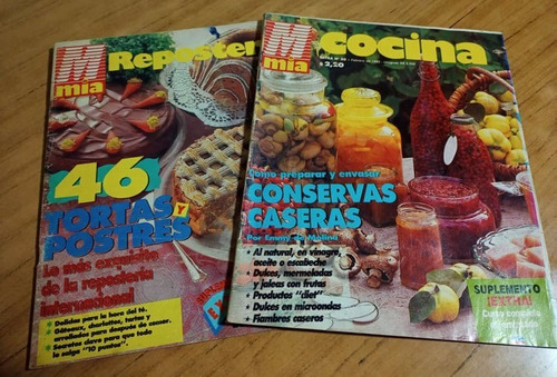 2 Revistas Mía Extra Conservas Caseras Repostería N° 23 Y 30