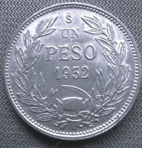 Monedas Chilenas Historica 1932 De Plata