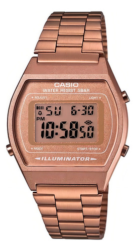 Relógio Casio Feminino Vintage Rosê B640wc-5adf Original