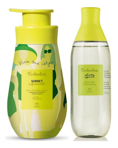Spray + Hidratante Lima Y Flor De Naranja Tododía Natura