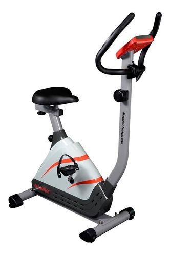 Imagen 2 de 4 de Bicicleta fija Randers ARG-0390 tradicional gris y blanca