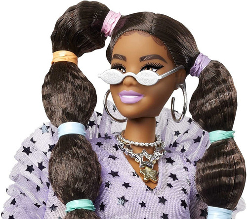 Imagem 2 de 8 de Barbie Extra 2021 Afro 7 Negra Lançamento Articulada