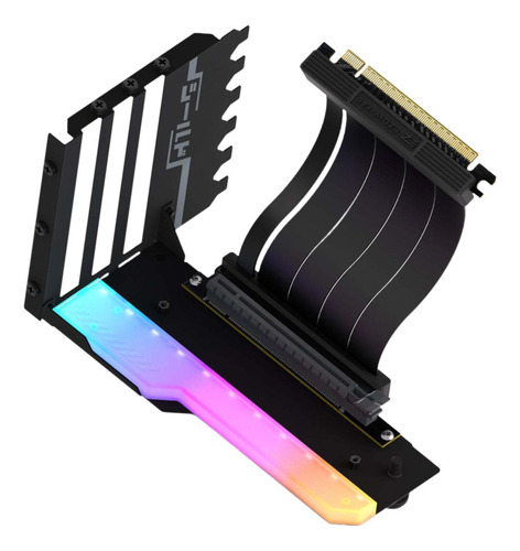 Soporte Vertical Para Tarjeta Gráfica, Negro Con Luz