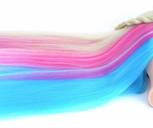 Maniqui Con Cabello Sintectico De Silky