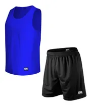 Comprar Conjunto Musculosa Y Shorts Deportivo Futbol Basquet Gym G6