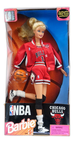 Barbie Nba Chicago Bulls Team Authentic Uniform 1998 Detalle