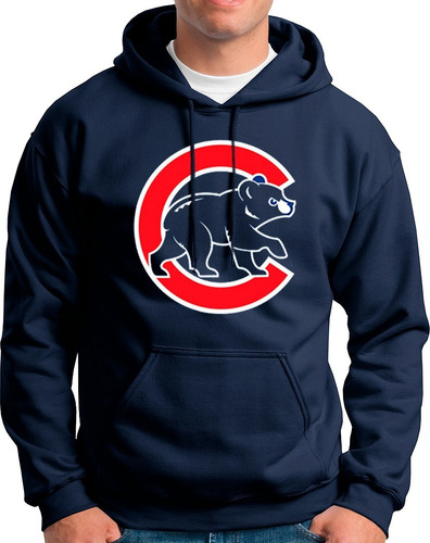 Imagen 1 de 3 de Sudadera Baseball Chicago Cubs Mascota!!!