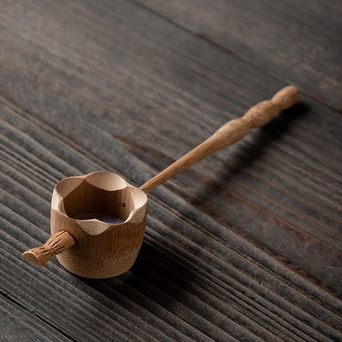 Coador De Chá De Bambu, Infusor De Chá De 18,4 Cm X 4,2 Cm
