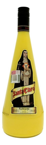 Caja De 6 Rompope Santa Clara Vainilla 1 L