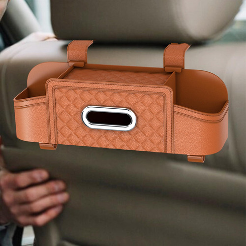 Caja De Almacenamiento Del Respaldo Del Asiento Amarillo