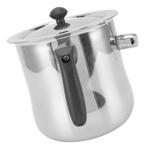 Pote De Derramamento De Cera De Abelha Derretido Em Aço Inox