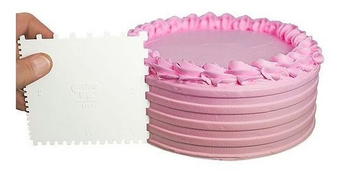 Imagen 5 de 7 de Espátulas Pasteleras Peine X4 Parpen