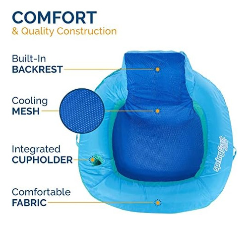 Silla De Piscina Swimways Spring Float Sunseat, Flotadores