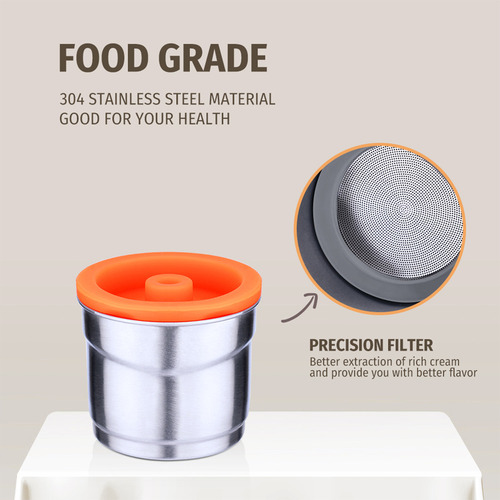 Nuevo Cápsulas De Espresso Recargables For Máquinas Illy
