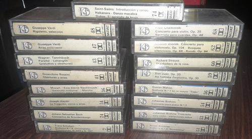 Cassettes Enciclopedia Salvat De Los Grandes Compositores 