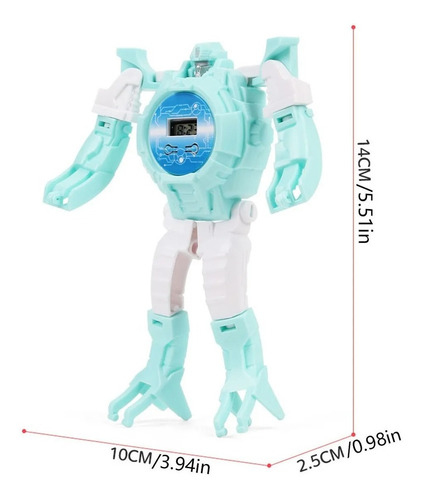 Imagen 7 de 7 de Reloj Digital Robot Transformers Para Niños. Kata Store