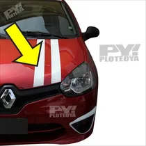 Comprar Calco Franja Clio Mio Renault Porton + Capot + Techo