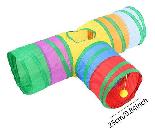Bunny Tunnel - Juguete Interactivo Portátil Para Gatos, C