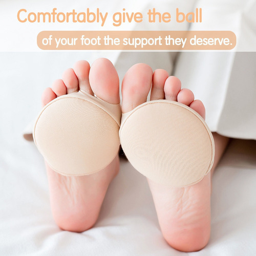 A Cinco Dedos De Los Pies Del Antepié Almohadillas For