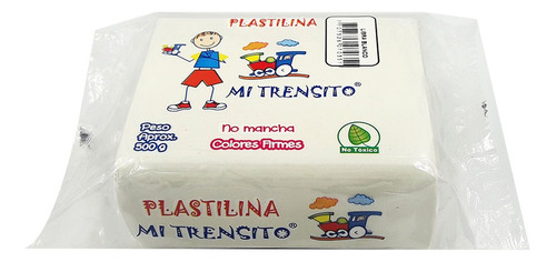 Plastilina Barra Mi Trensito Blanco 500gr